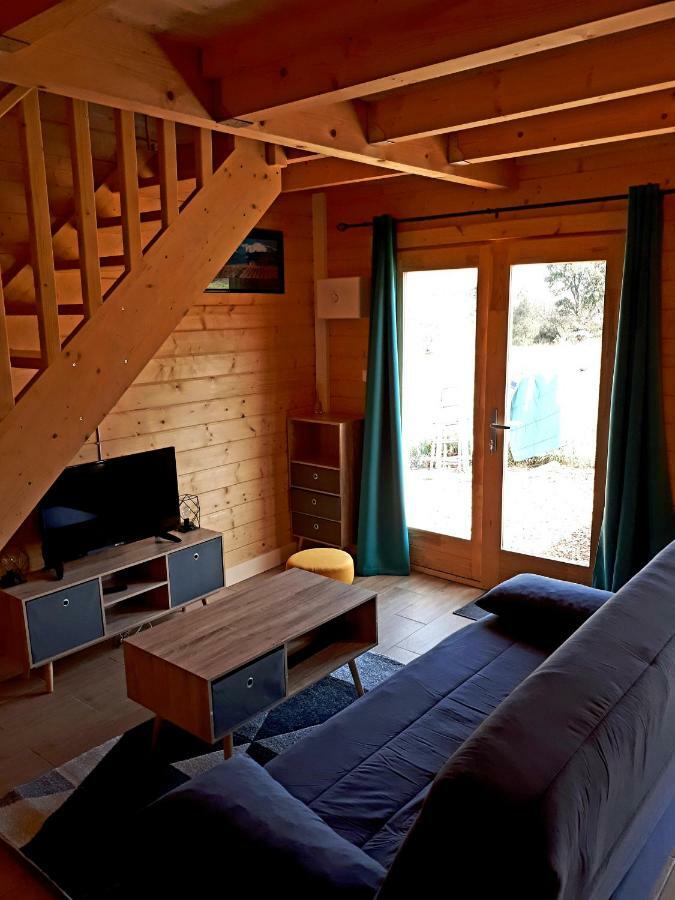 Gîte le châlet des milles et un chemins Castelnou Extérieur photo