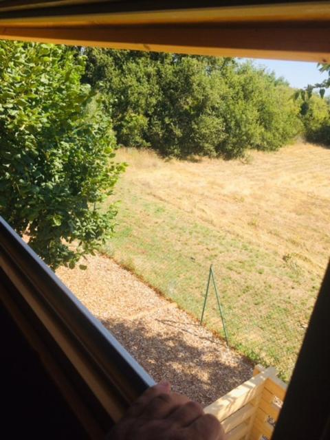Gîte le châlet des milles et un chemins Castelnou Extérieur photo